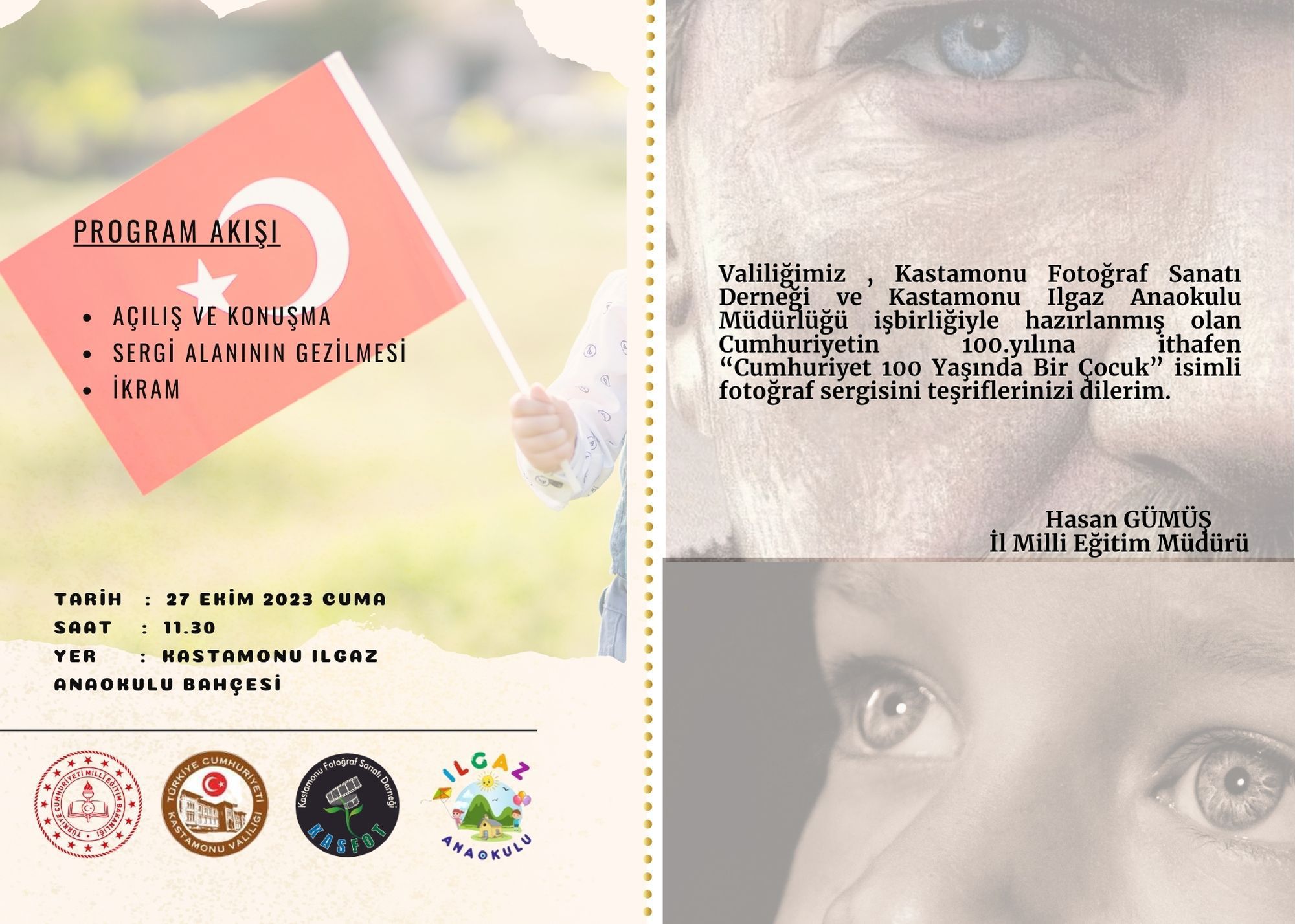 Cumhuriyet 100 Yaşında Bir Çocuk‘ fotoğraf sergisi 